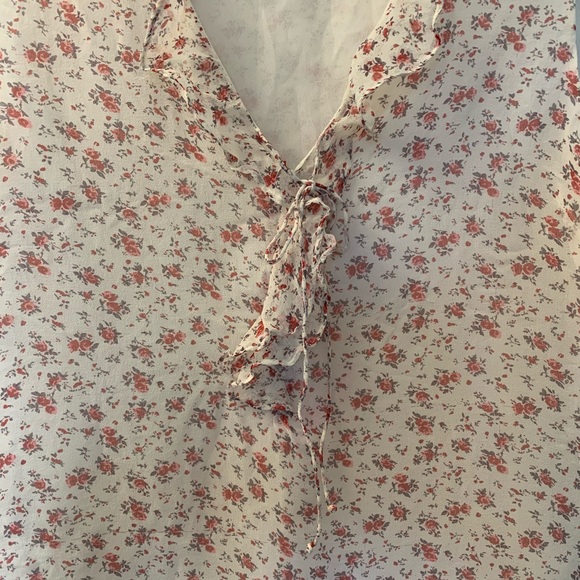 Silkland Floral Print Top   100% Silk Shell - Picture 3 of 3